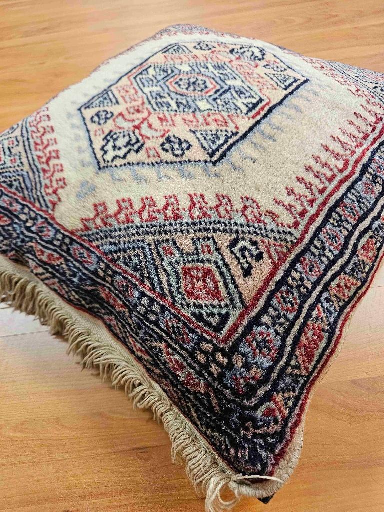 Oosters tapijtkussen 45/43 cm, Gebruikt, Blauw, Etten-Leur, Vierkant