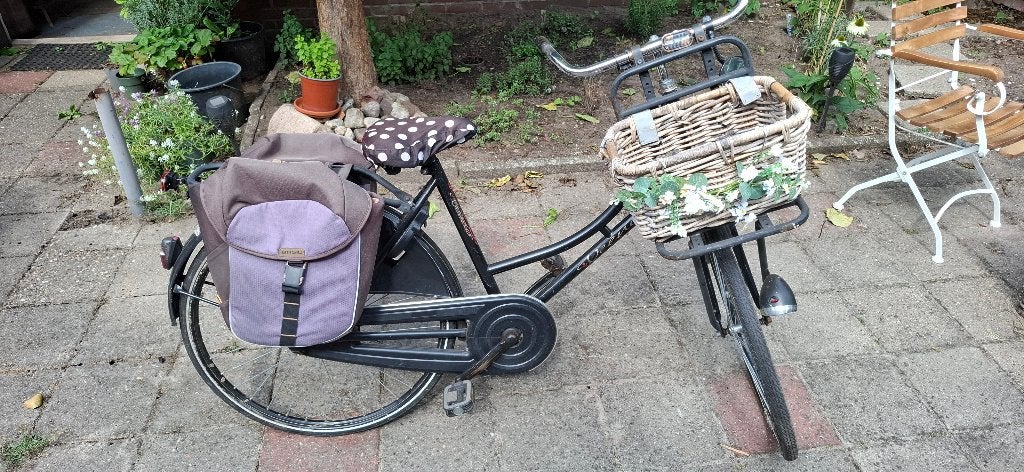 Meisjesfiets inclusief tassen & Mandje!, Terugtraprem, Ophalen, Overige merken, Gebruikt