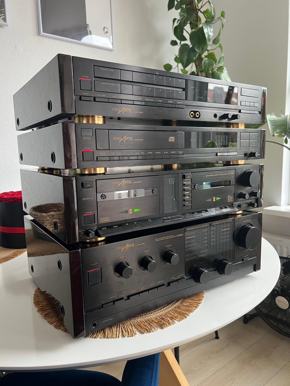 Grundig Fine Arts 900 Serie A-9000, CD-9000, T-9000, CCT-903, Audio, Tv en Foto, Ophalen, Zo goed als nieuw, Cd-speler, Overige merken