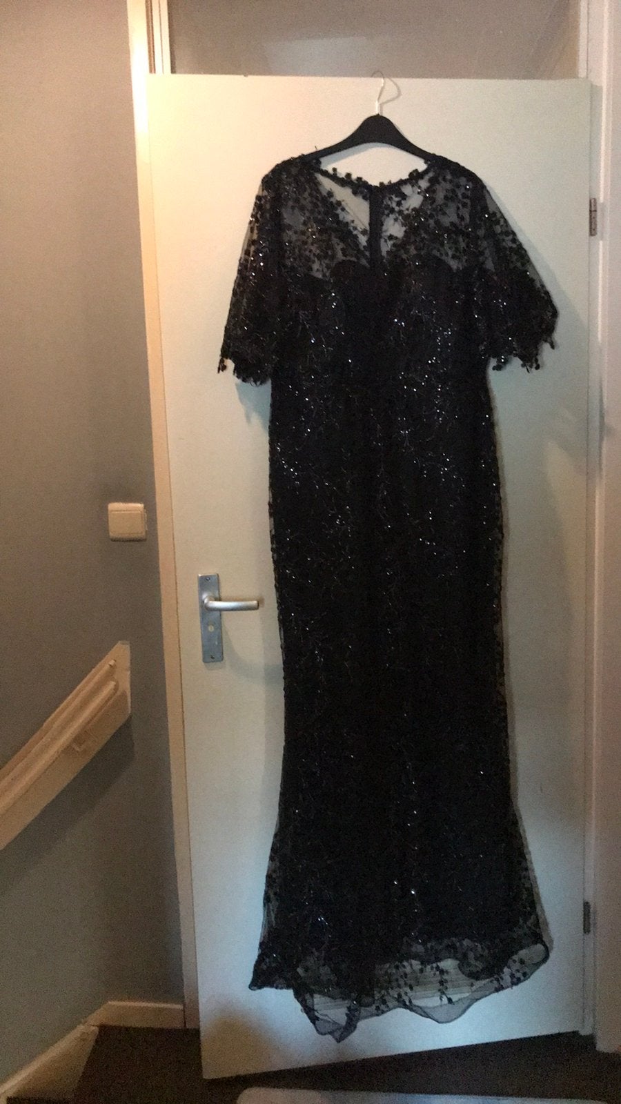 Laatste ‼️ mooie lange kanten galajurk te koop nieuw ‼️‼️, Kleding | Dames, Galajurk, Zwart, Maat 46/48 (XL) of groter, Nieuw