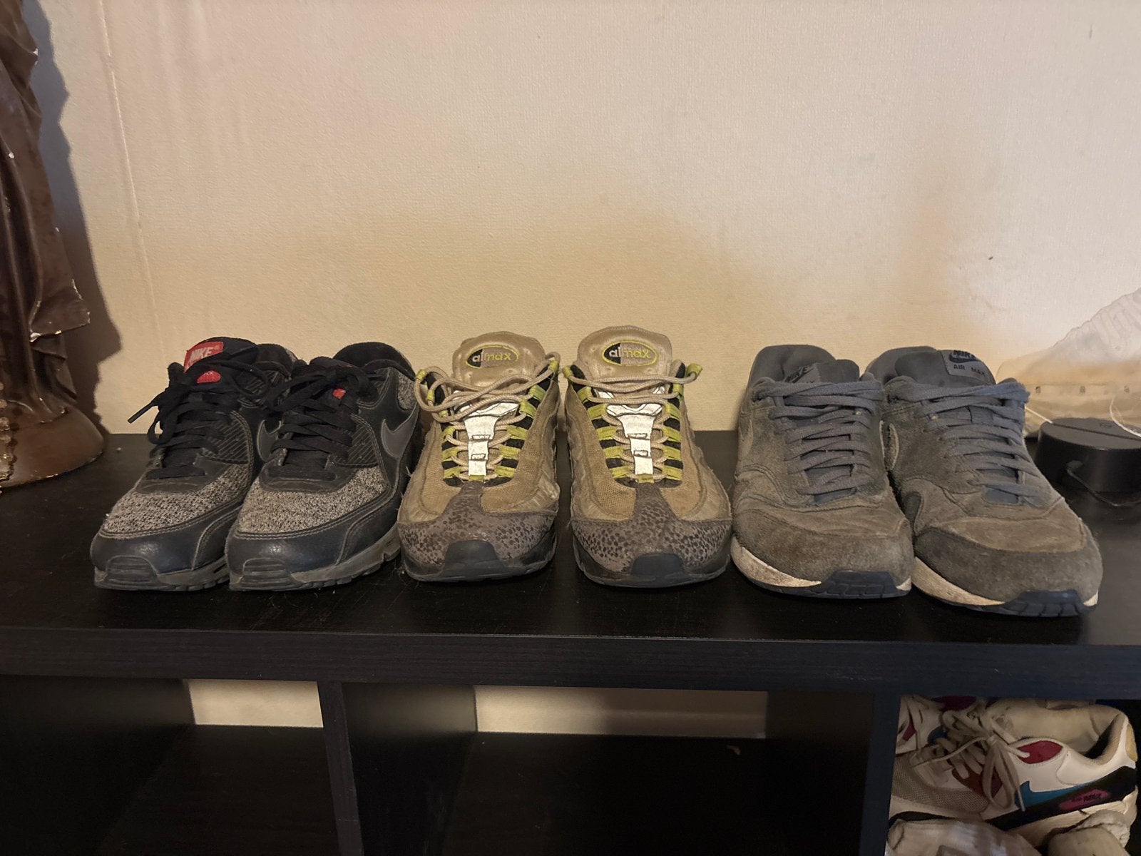 3 paar afgetrapte Nike sneakers samen voor 30 euro, Ophalen of Verzenden, Gedragen, Sneakers of Gympen