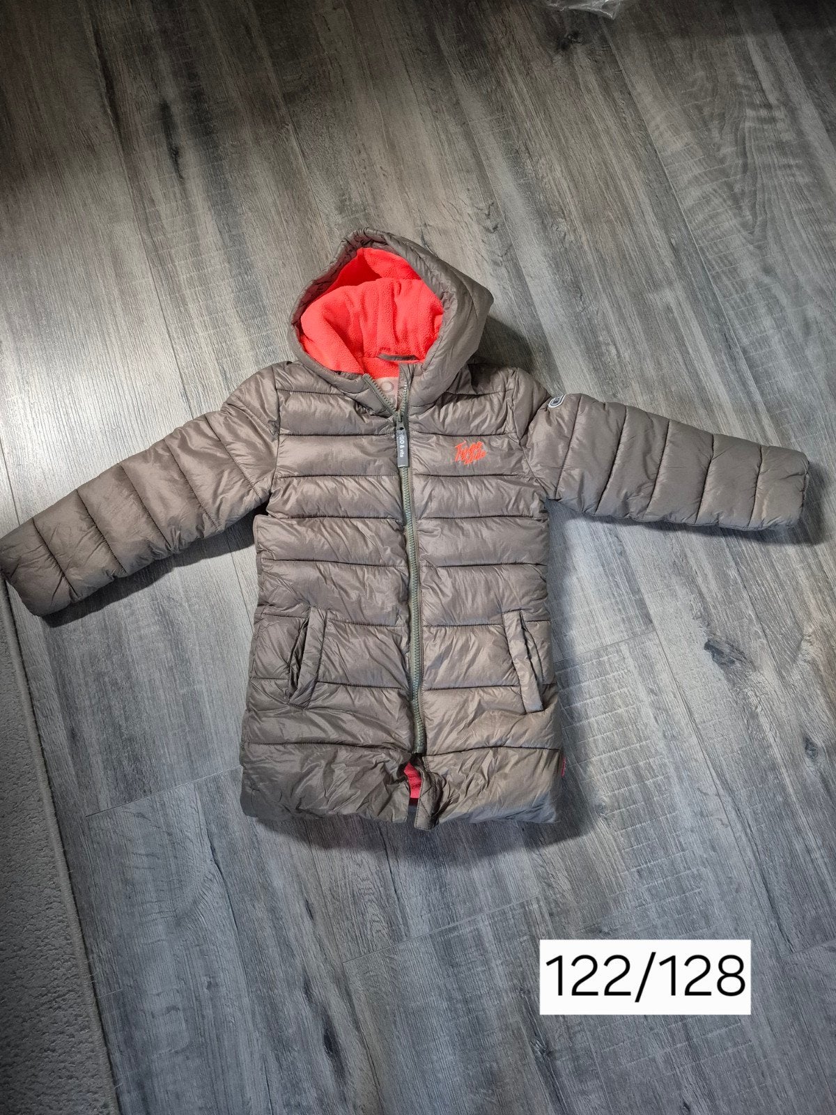 Tygo & Vito winterjas meisje 122/128, Kinderen en Baby's, Kinderkleding | Maat 122, Ophalen of Verzenden, Zo goed als nieuw, Meisje