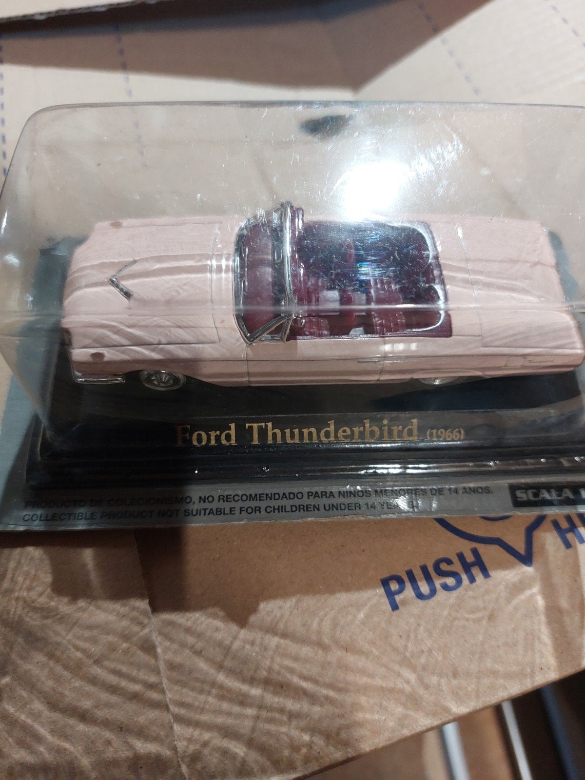 Ford Thunderbird (1966) schaalmodel - Scala 1:43, Hobby en Vrije tijd, Modelauto's | 1:43, Ophalen of Verzenden