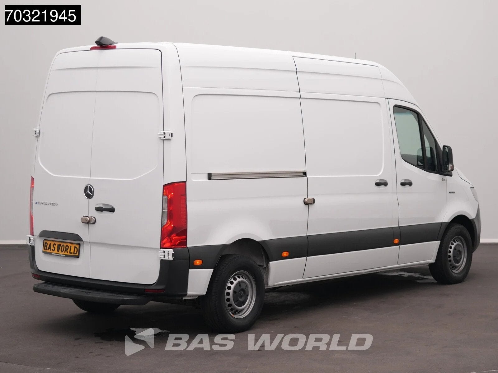 Mercedes eSprinter 312 112 L2H2 100% Elektrisch 55kWh 168km, Automaat, Stof, Gebruikt, 116 pk