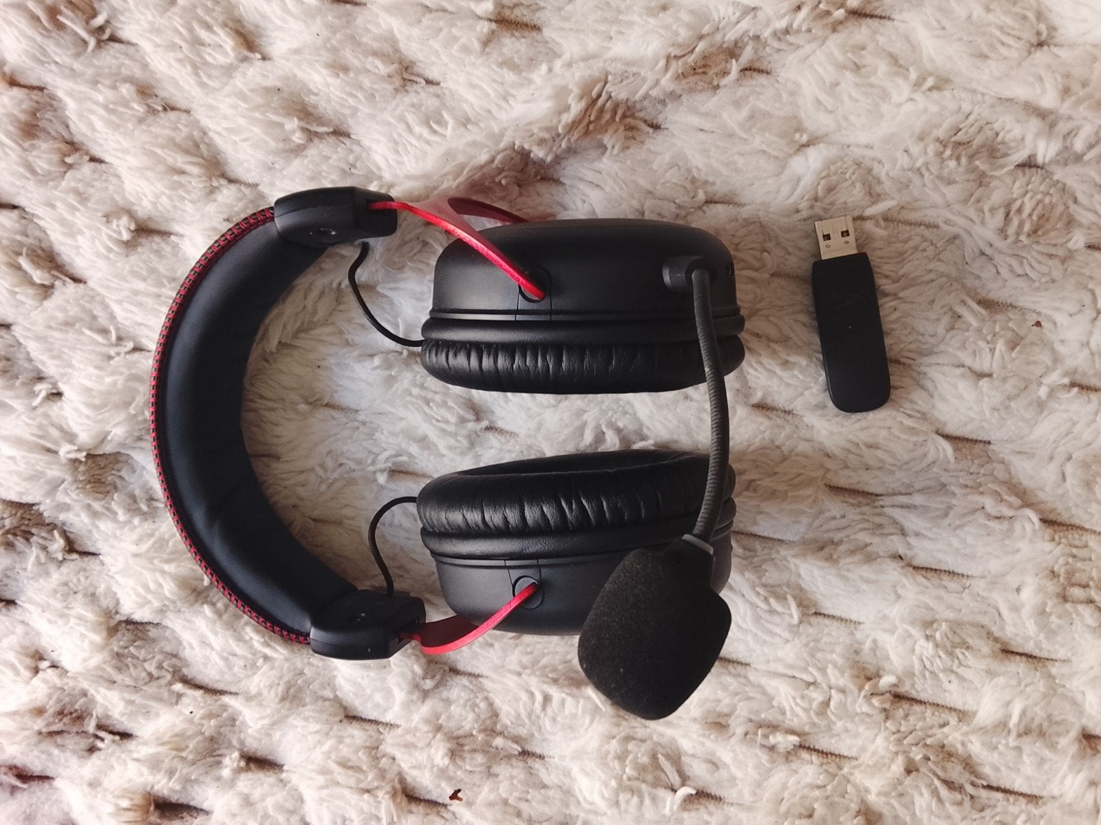 HyperX Cloud II draadloze gaming headset 2.4 GHz, Computers en Software, Headsets, Ophalen of Verzenden, Gaming headset