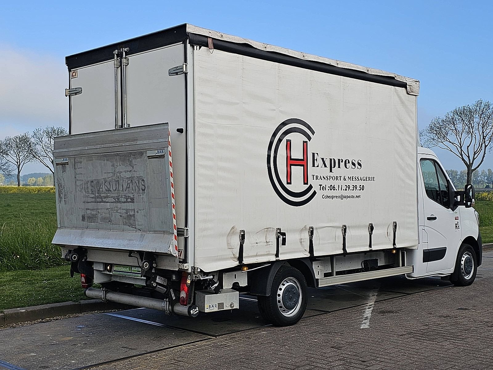 RENAULT MASTER 2.3 schuifzeil laadklep!, Auto's, Bestelauto's, 2925 kg, Gebruikt, Euro 6, Renault