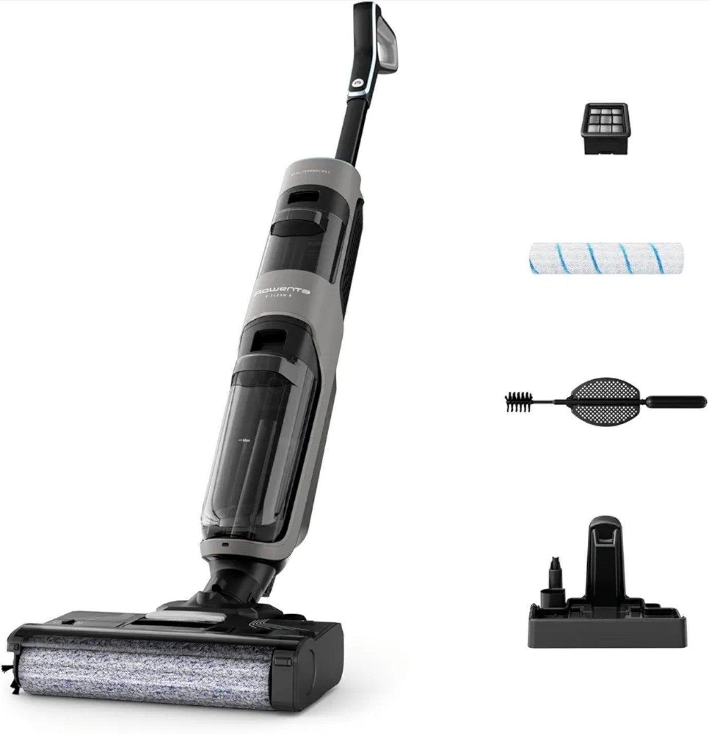 Rowenta x-clean 4 Clean & Steam Revolution Steelstofzuiger, Rowenta, Gebruikt, Ophalen of Verzenden, Draadloos