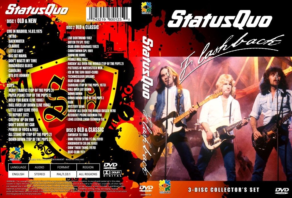 Status Quo Flashback 3 DVD set (m2416500330) — Dvd's | Muziek en ...