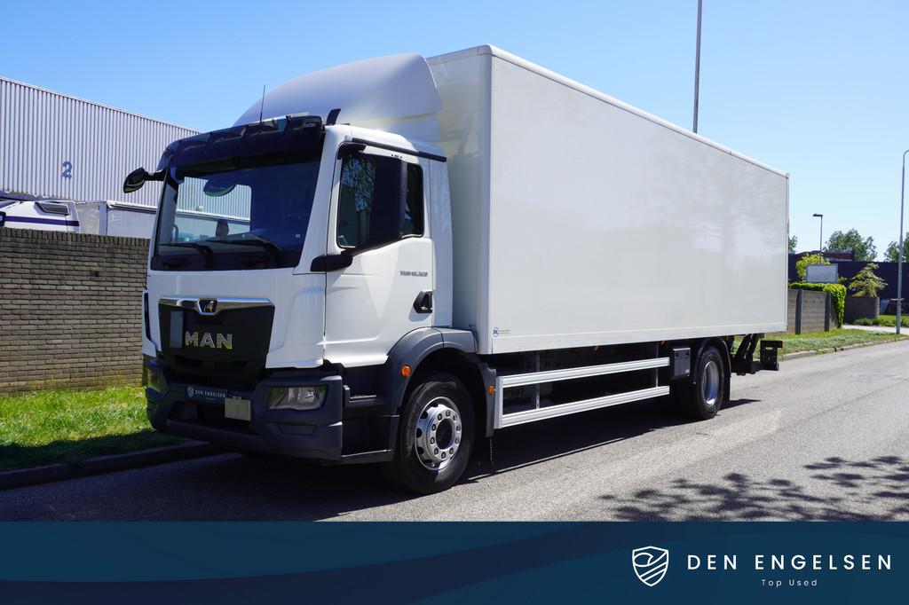 MAN TGM 18.320 Bakwagen Camera Carplay Laadklep 1500 KG ADR, Auto's, Vrachtwagens, Automaat, Parkeercamera, 320 pk, MAN