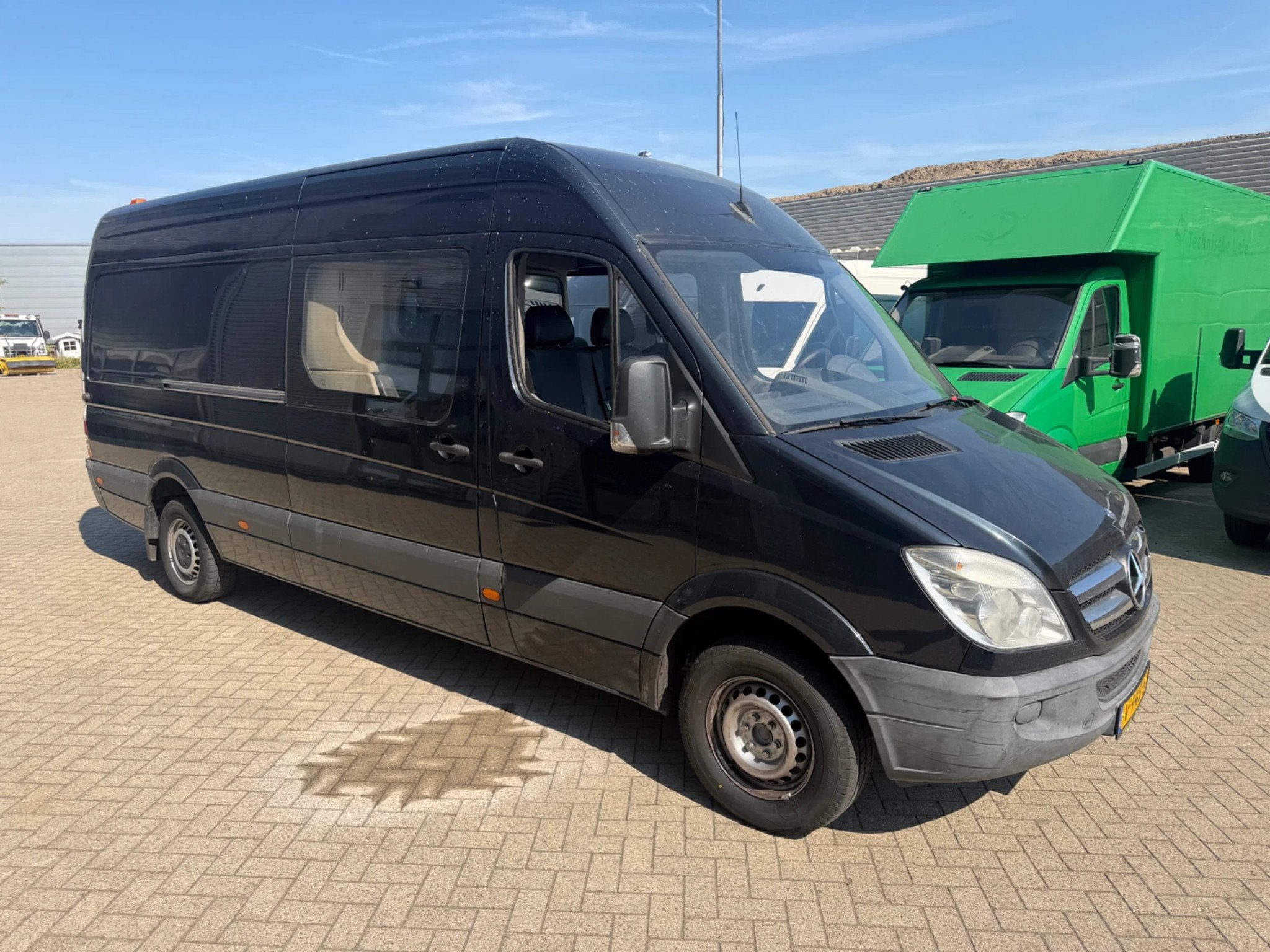 Mercedes-Benz Sprinter 316CDI L3H2 Dubbelcabine 6+1 Pers Tre, Auto's, Euro 5, 4 cilinders, 7 stoelen, Mercedes-Benz