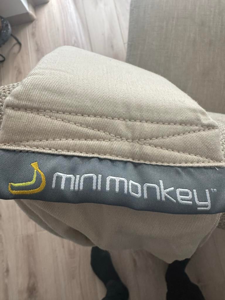 Minimonkey draagzak - Nooit gebruikt, Kinderen en Baby's, Babydragers en Draagdoeken, Zo goed als nieuw, Draagzak, Buik, Overige merken
