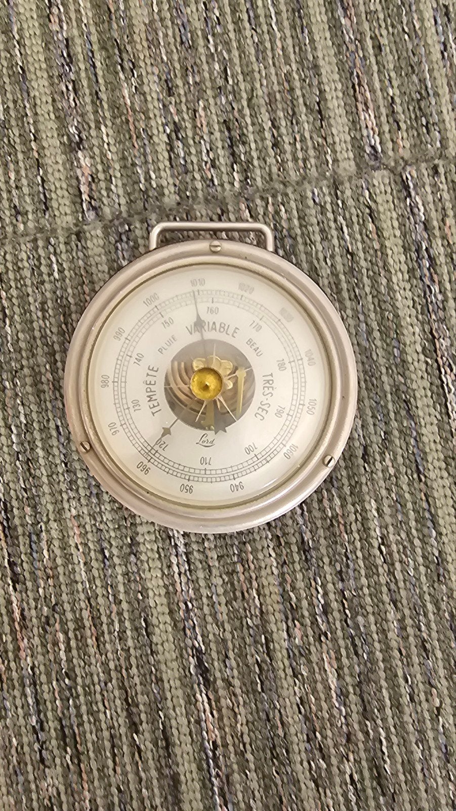 Antieke Barometer - Lord - Weerstation, Ophalen of Verzenden, Gebruikt, Barometer