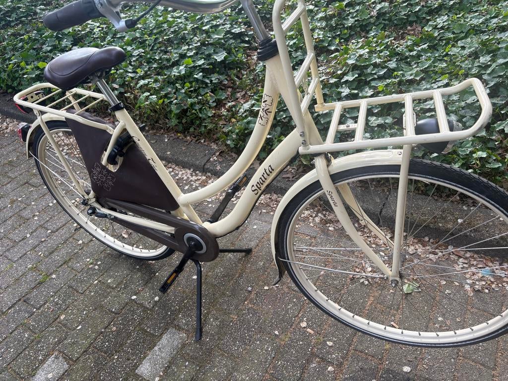 Sparta Omafiets 28 inch, 3 versnellingen, frame 50cm, Overige merken, Gebruikt, Staal, 49 tot 53 cm