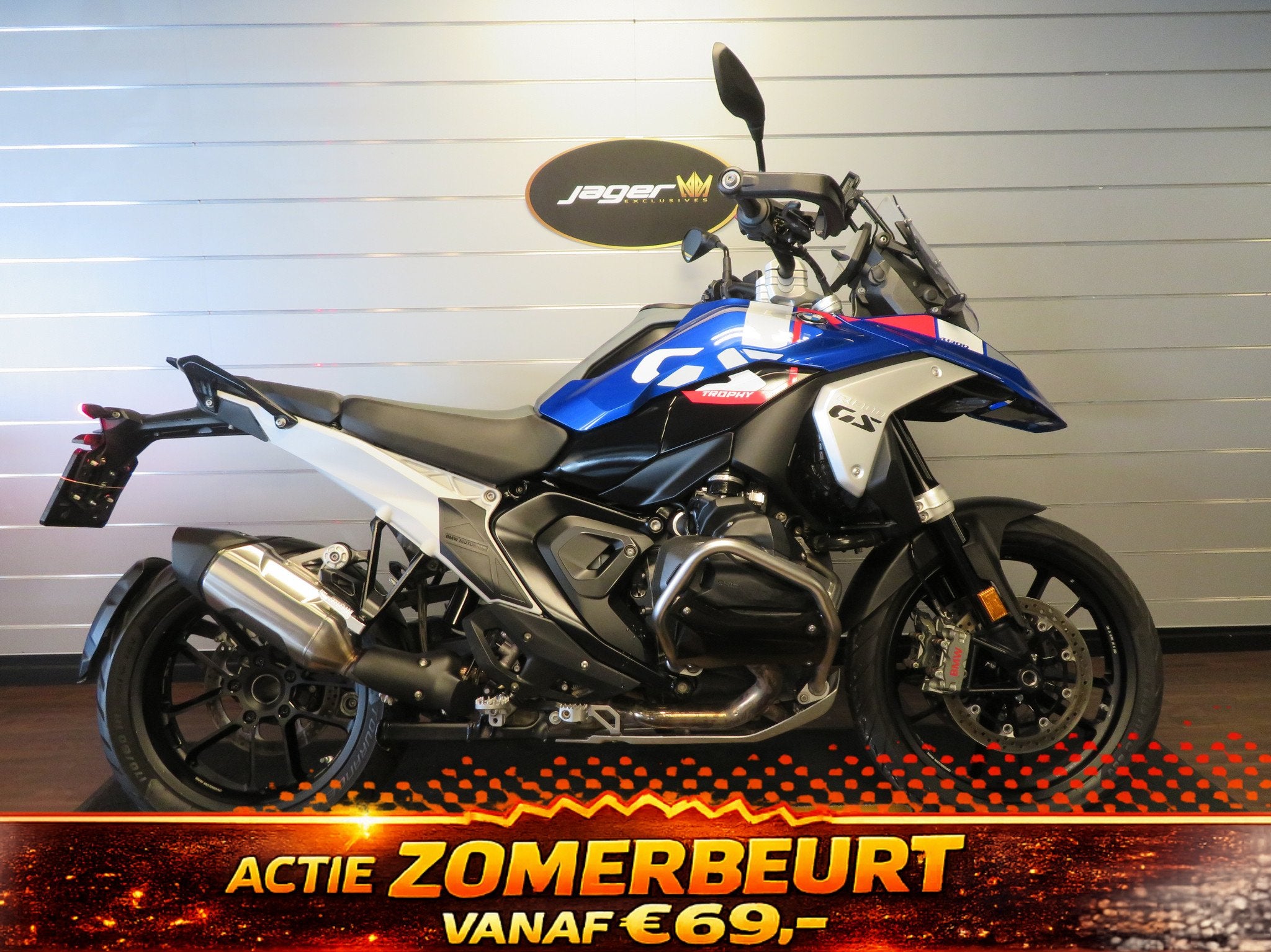 BMW R 1300 GS TROPHY NIEUWSTAAT HISTORI (bj 2024), Motoren, Bedrijf, Toermotor, 1300 cc