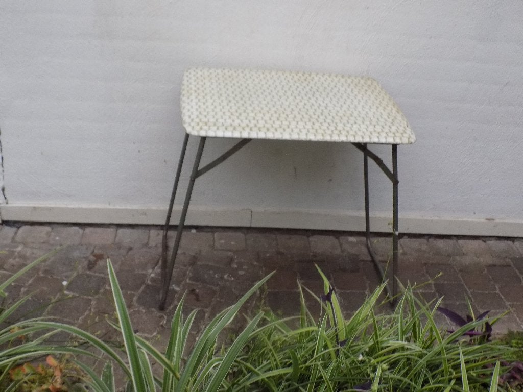 Kampeertafel Balkontafel, Tuintafel, Bijzettafel vintage, Ophalen of Verzenden, Gebruikt