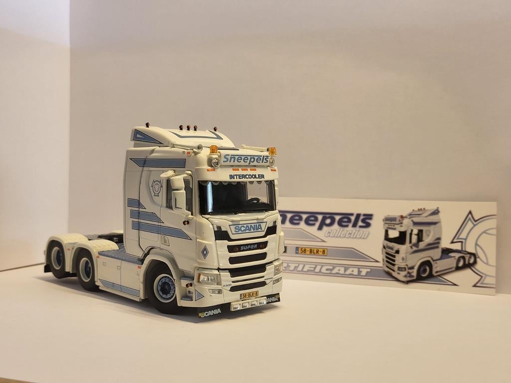 Scania Sneepels 1:50, Ophalen of Verzenden, Zo goed als nieuw, Bus of Vrachtwagen, Tekno
