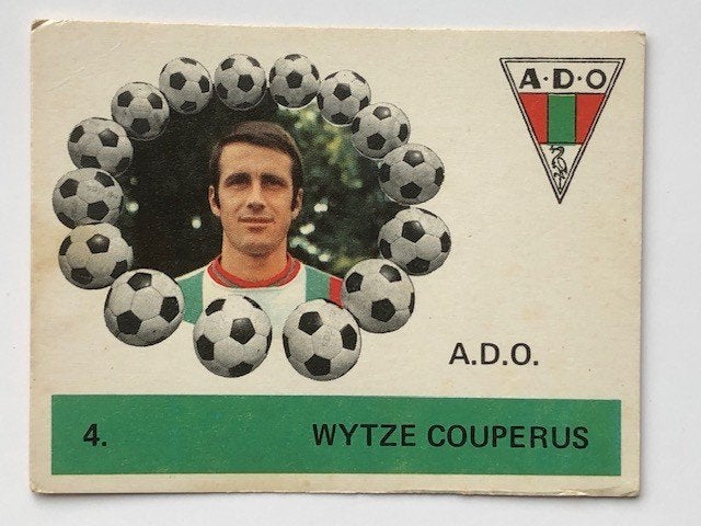 Voetbalplaatjes ADO  Monty Gum album  Seizoen 1971, Ophalen of Verzenden, Gebruikt, Overige binnenlandse clubs, Spelerskaart