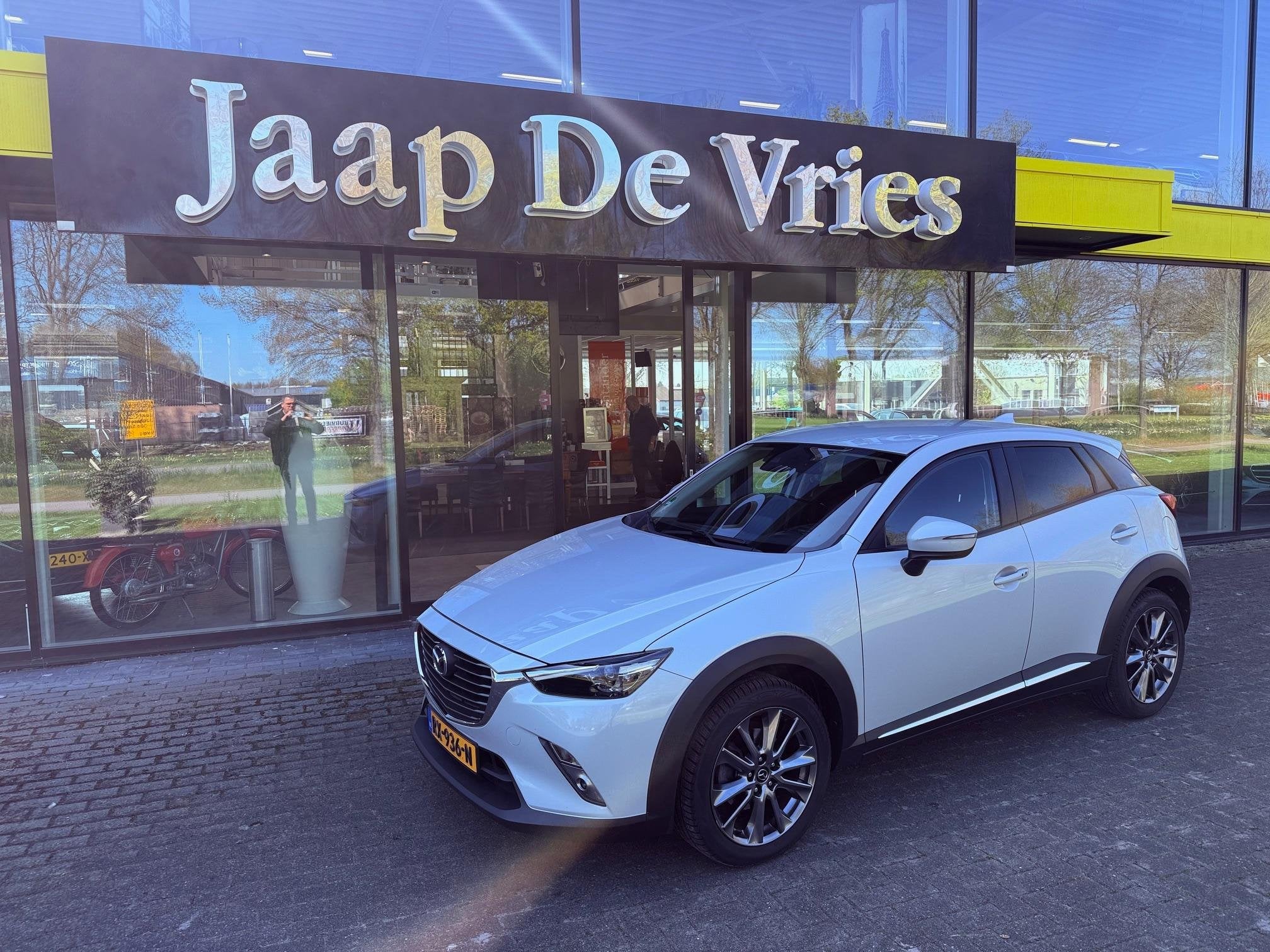 Mazda CX-3 2.0 SkyActiv-G 120 GT-Luxury, 1998 cc, 4 cilinders, Wit, SUV of Terreinwagen