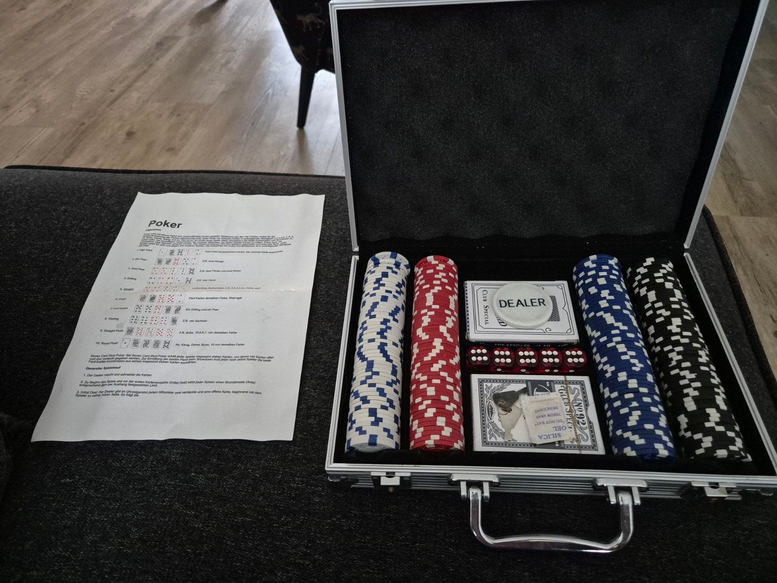 Pokerset pro nieuw, Vijf spelers of meer, Ophalen of Verzenden, Nieuw