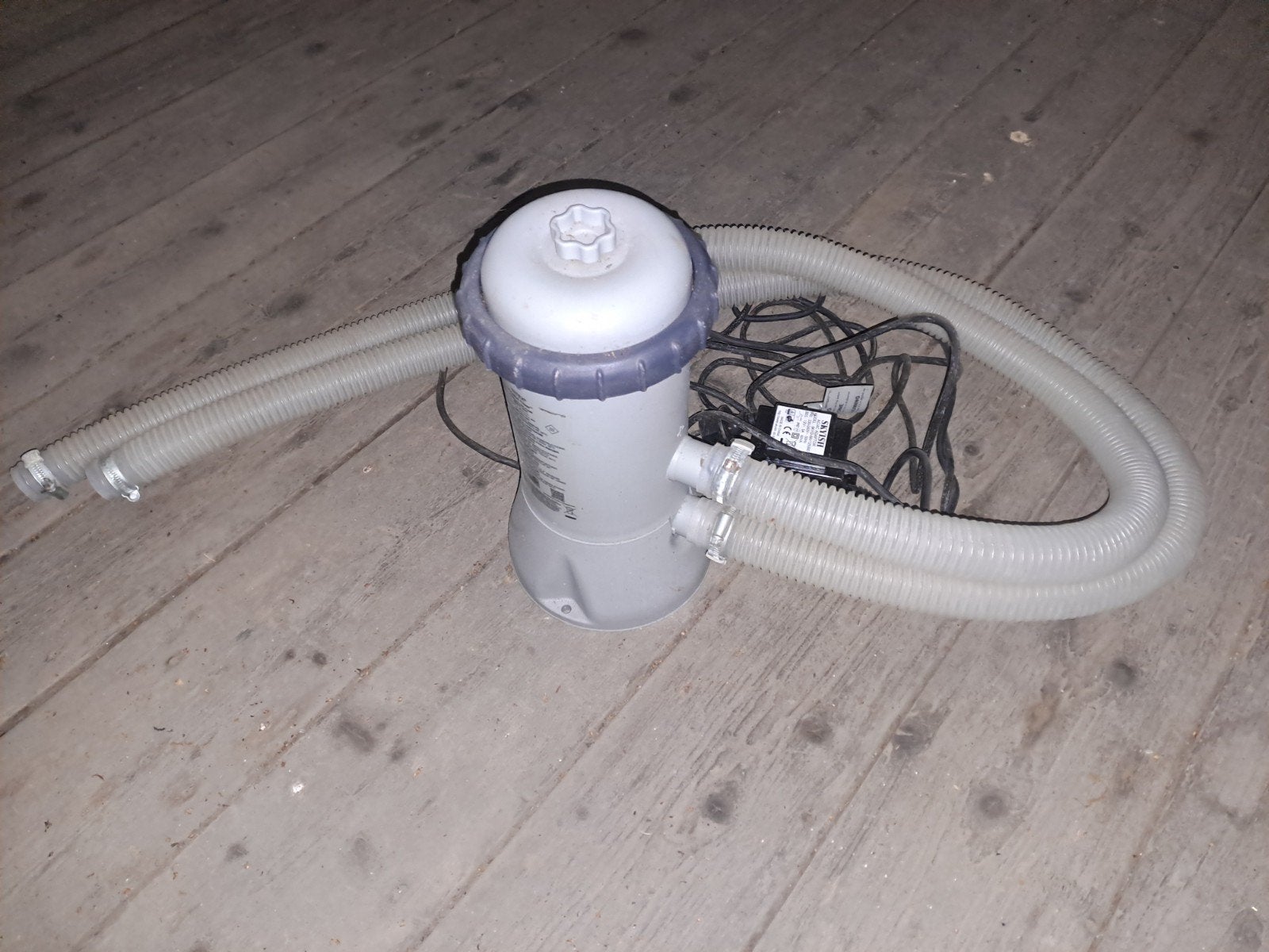 Intex Krystal Clear filterpomp voor zwembad, Ophalen, Zo goed als nieuw, Rond