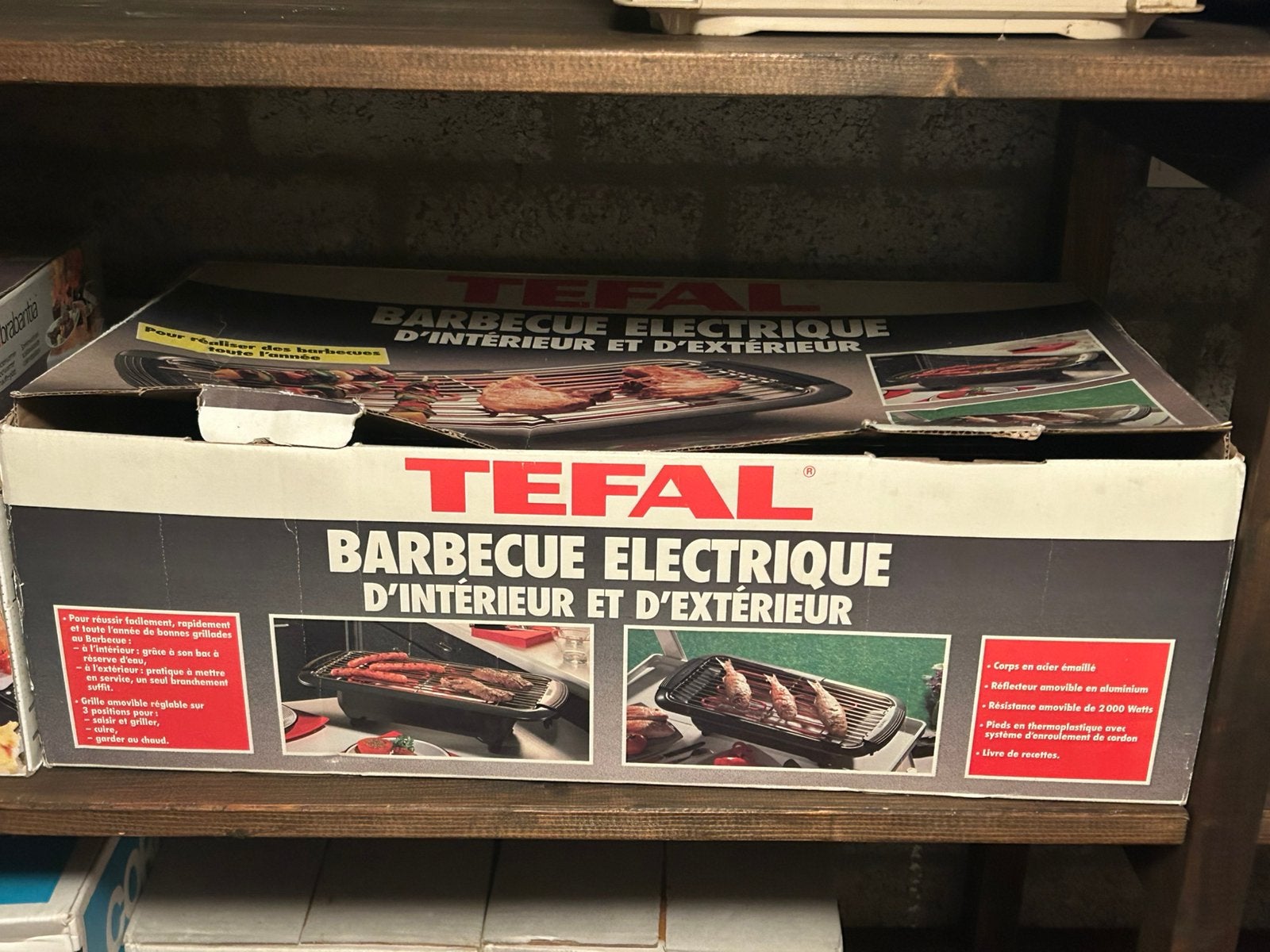 Tefal electrische barbeque, Ophalen, Zo goed als nieuw
