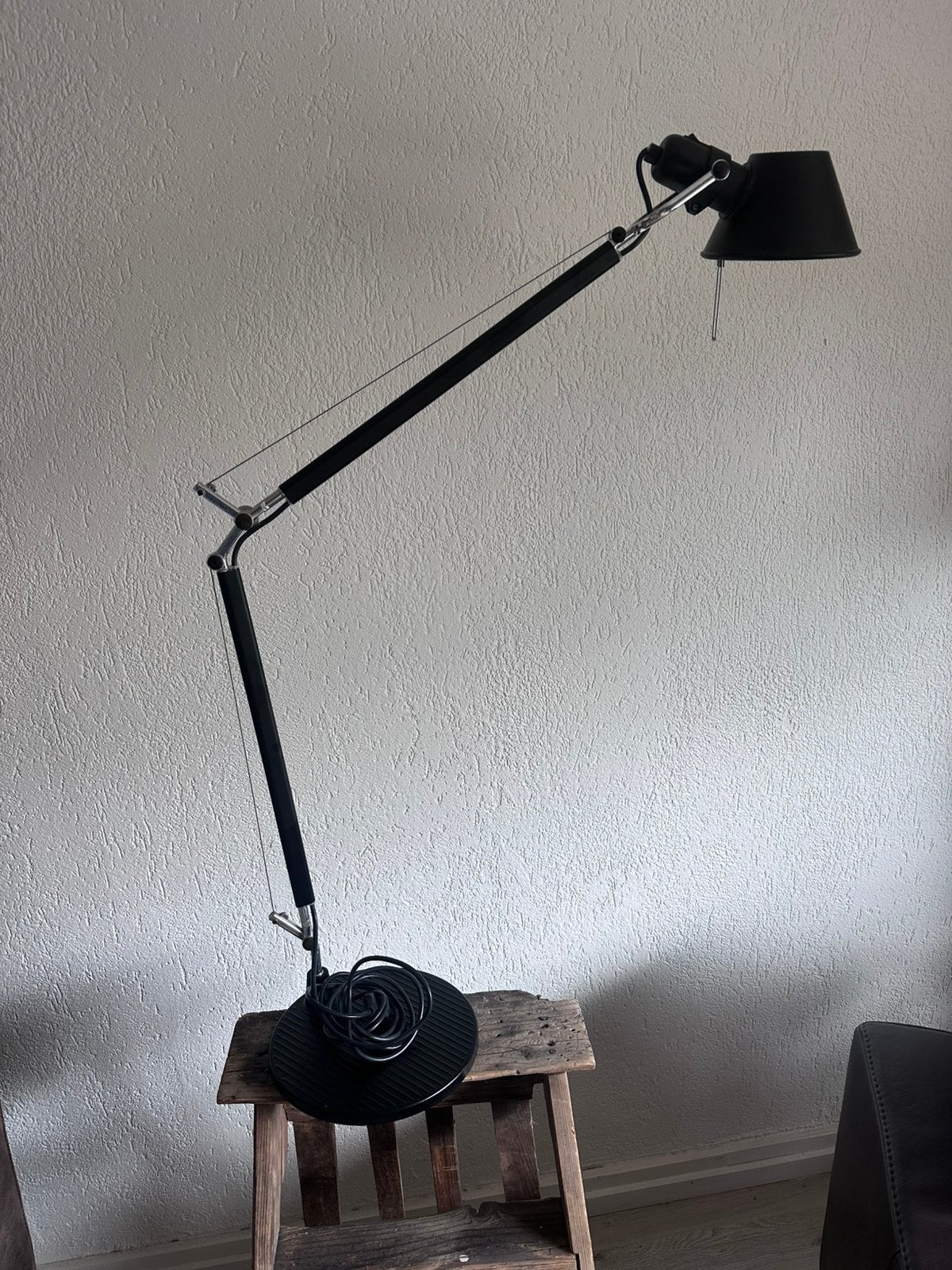 Artemide tolomeo design Michele De Lucchi&Giancarlo Fassina, Ophalen, E27 (groot), Zo goed als nieuw, Minder dan 100 cm