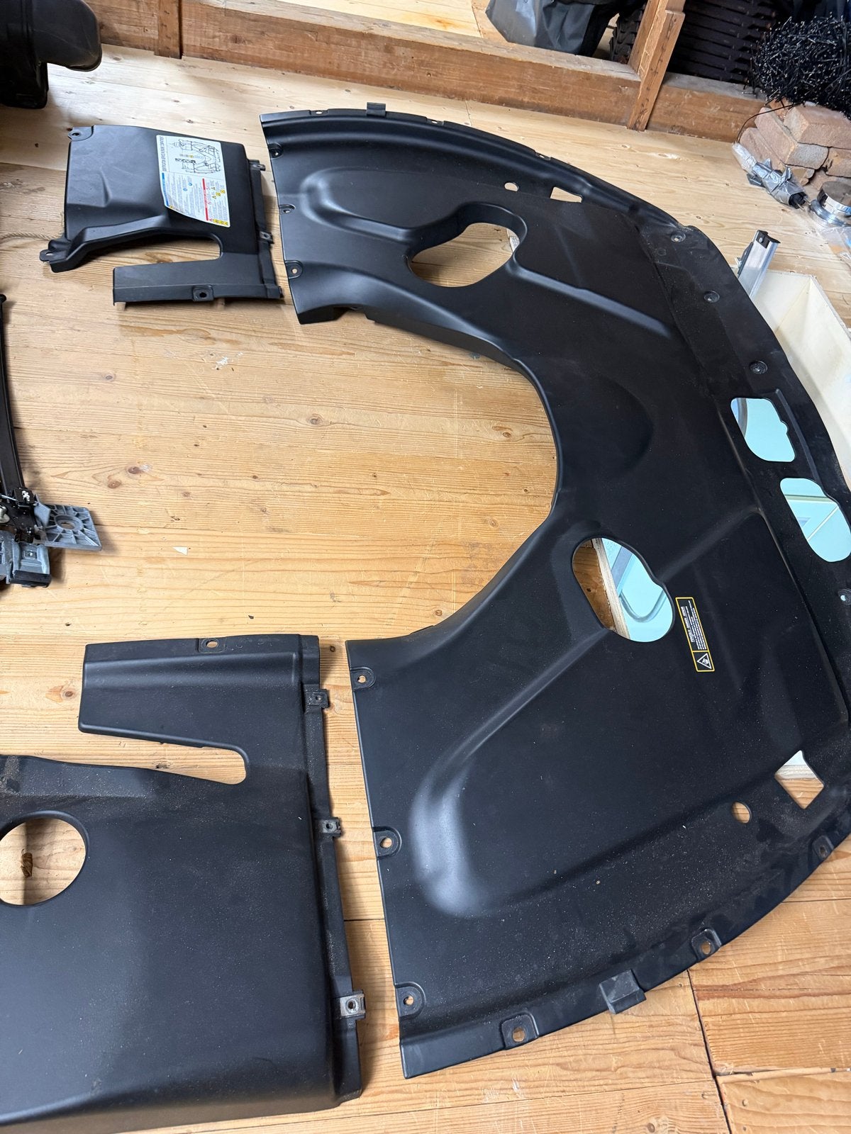 Maserati Granturismo Motorruimte afdekplaat, Ophalen, Gebruikt, Voor, Maserati