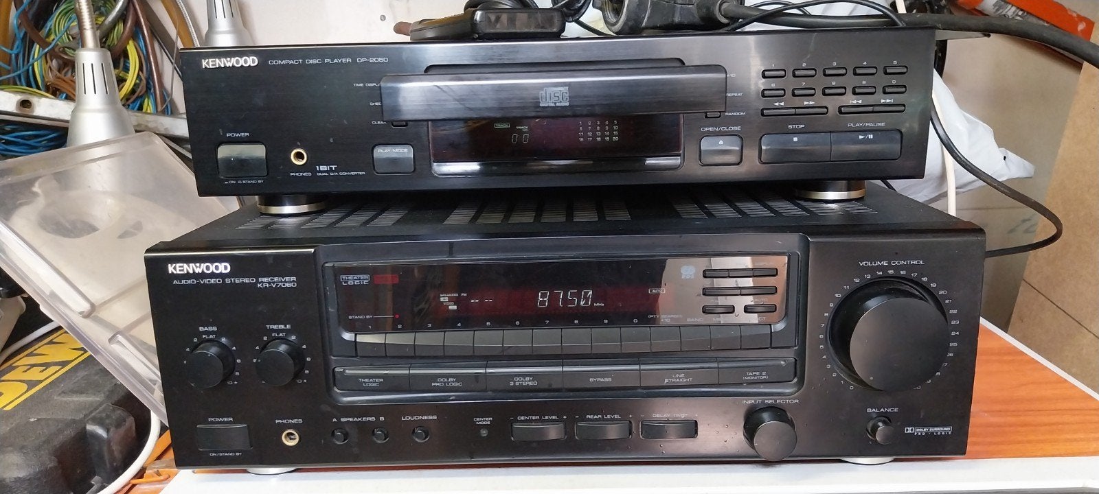 Kenwood compact cd speler /  audio-video stereo receiver, Audio, Tv en Foto, Cd-spelers, Ophalen, Gebruikt, Overige merken