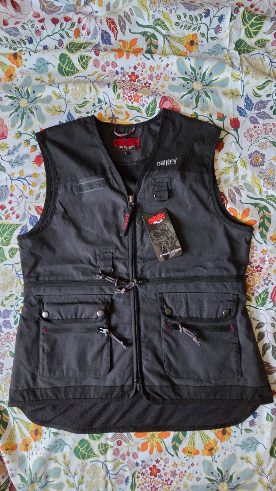 Ownley Outdoor Vest Maat L, Zwart, Maat 42/44 (L), Ophalen of Verzenden, Ownley
