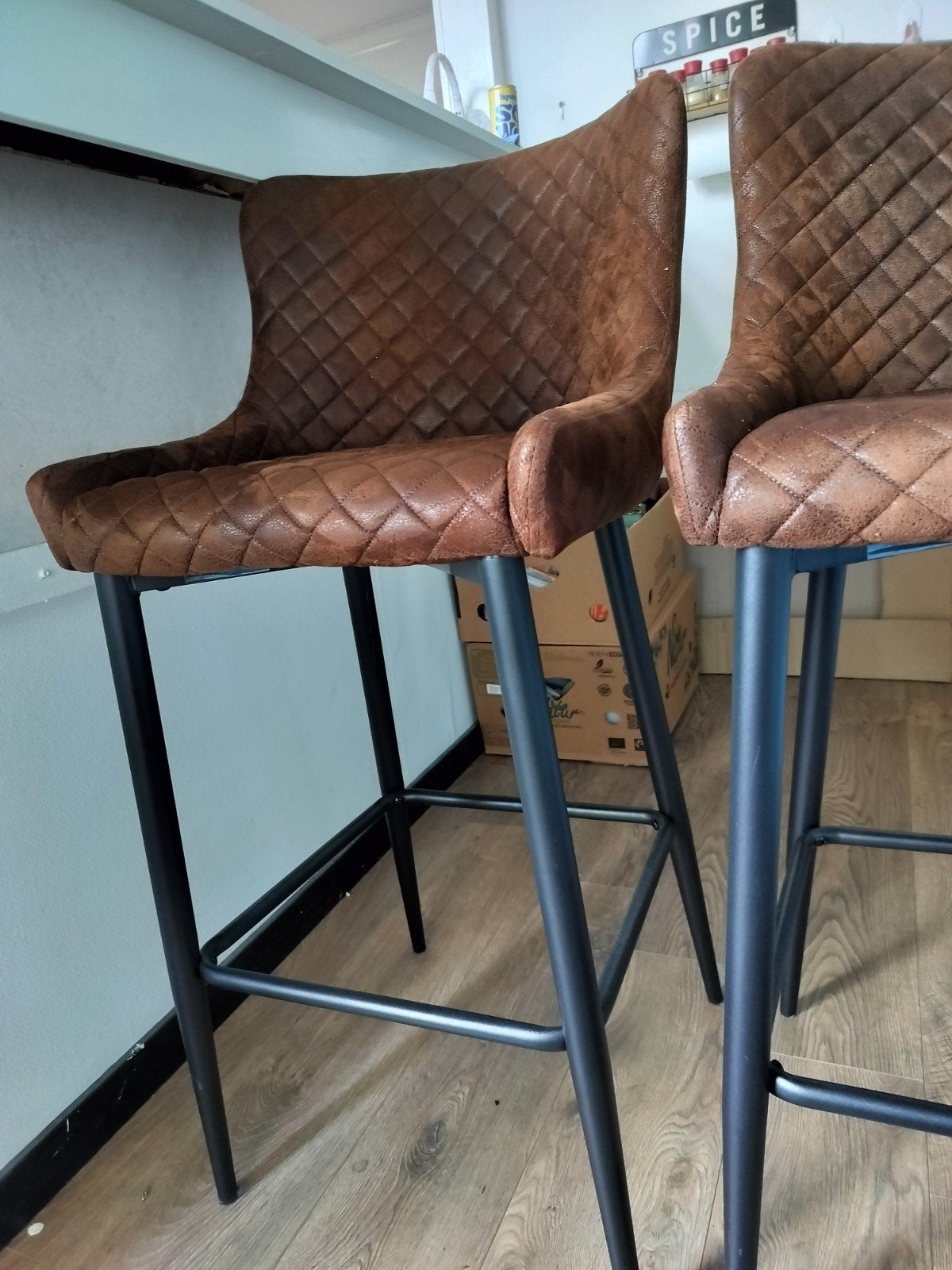 Barkrukken, 2 krukken, Ophalen, 60 tot 90 cm