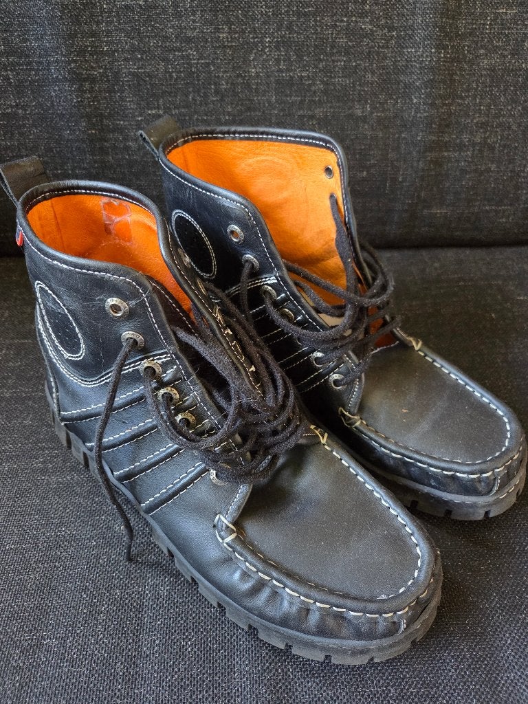 MAG Megamok 4001 Black Dames veterlaars, Kleding | Dames, Schoenen, Ophalen, Zwart, Lage of Enkellaarzen, Gedragen