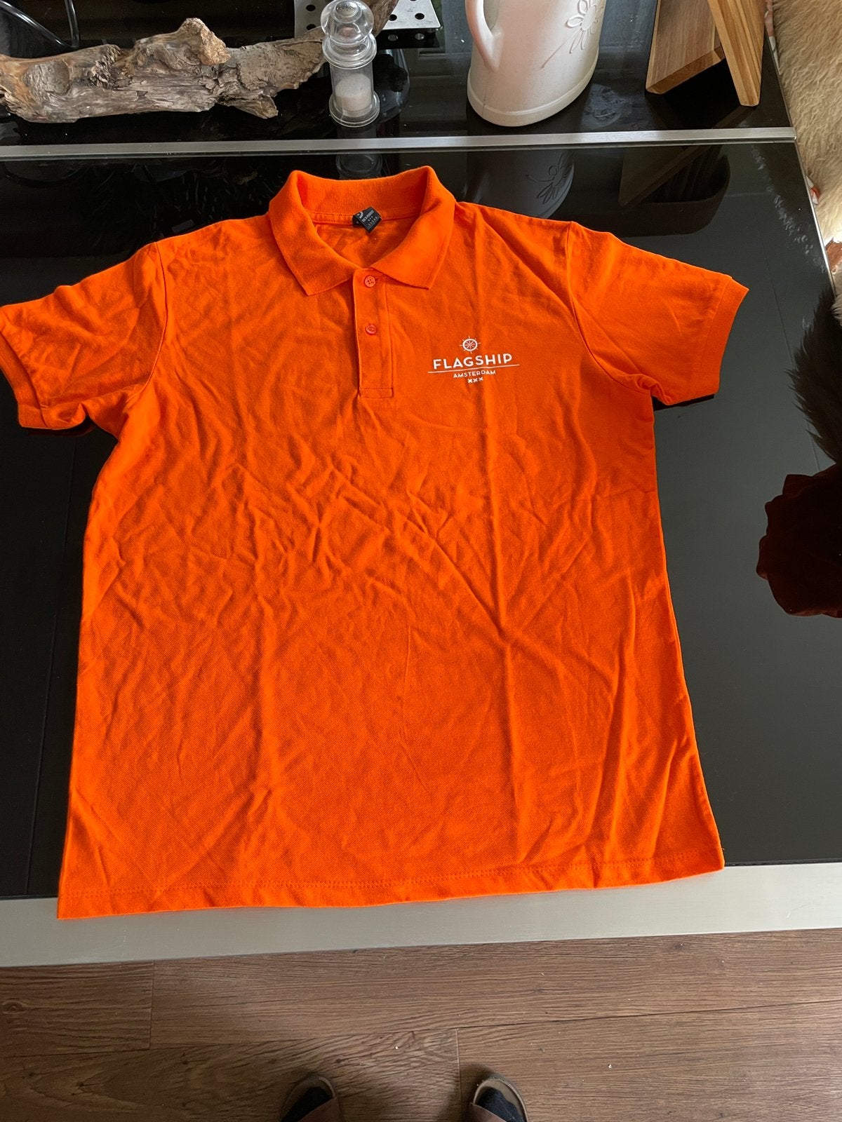 Nieuw en ongedragen oranje polo shirt van Flagship Amsterdam, Ophalen of Verzenden, Nieuw, Oranje