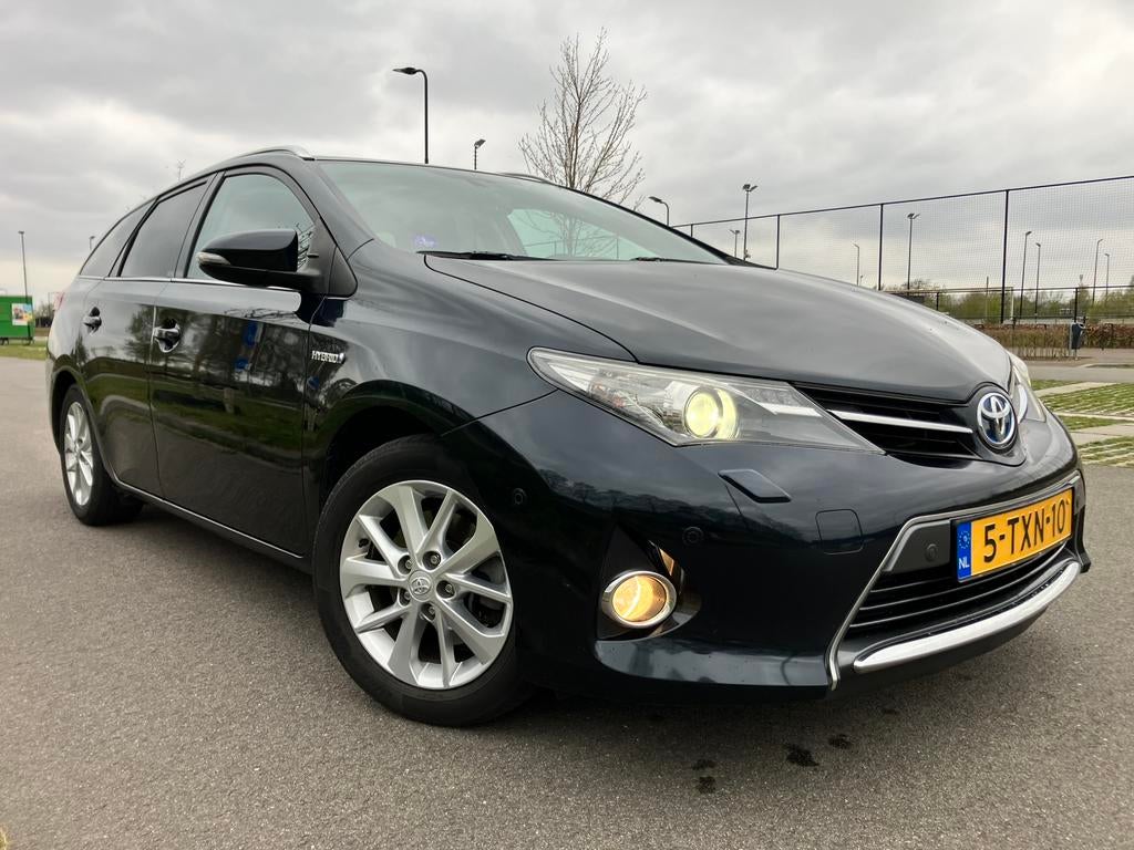 Toyota Auris Hybrid TS 2014 Zwart (DEALERONDERH./PANO/CLIMA), Auto's, Stof, Zwart, 345 kg, USB