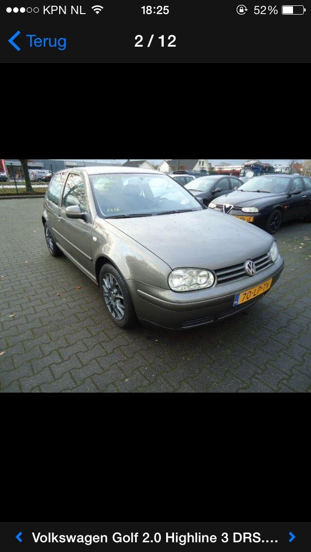 Volkswagen Golf 4 loop of sloop!! 2.0 highline!, Ophalen, Volkswagen