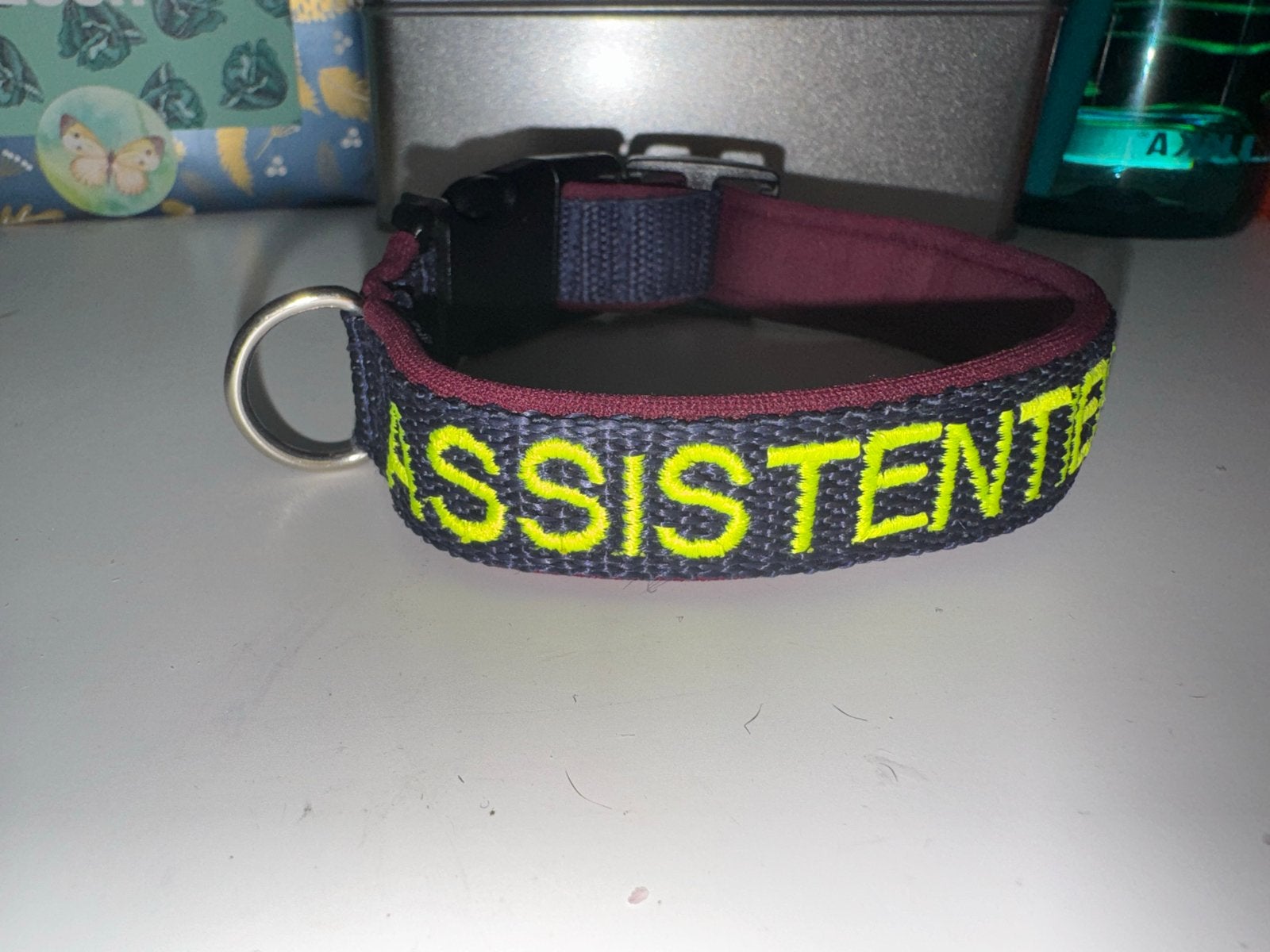 Assistentiehond halsband maat S, Dieren en Toebehoren, Verzenden, Handgemaakt, Nieuw