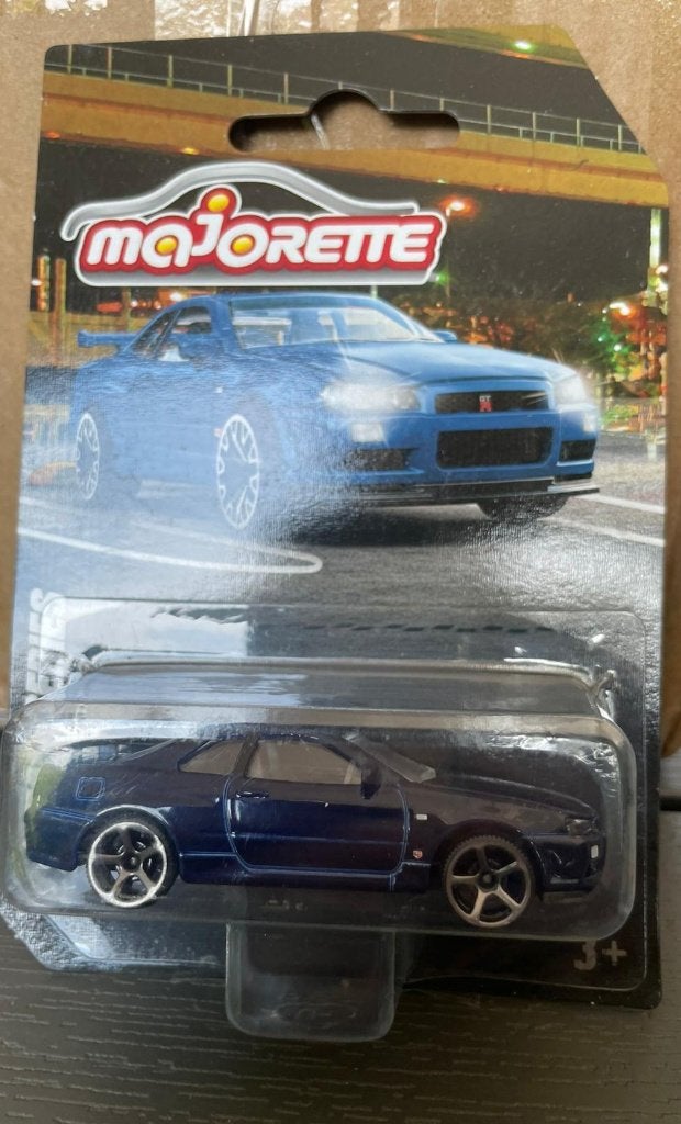 Majorette, Nissan Skyline, blauw, Ophalen of Verzenden, Nieuw, Auto