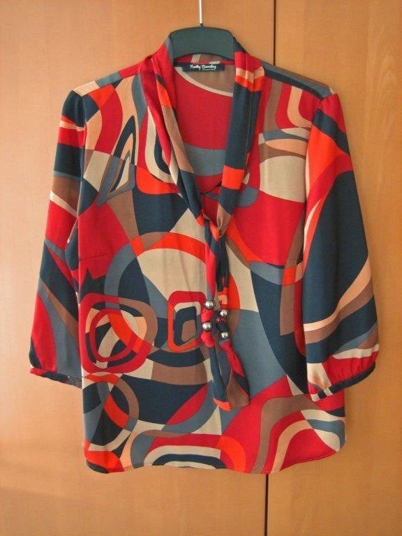 Chique feestelijke bloes BETTY BARCLAY 42 snazzeys, Kleding | Dames, Maat 42/44 (L), Betty Barclay, Nieuw, Meerkleurig