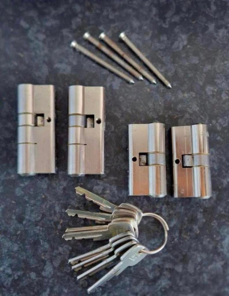 Winkhaus cilinderslot SKG2, Ophalen of Verzenden, Zo goed als nieuw, Rvs, Slot