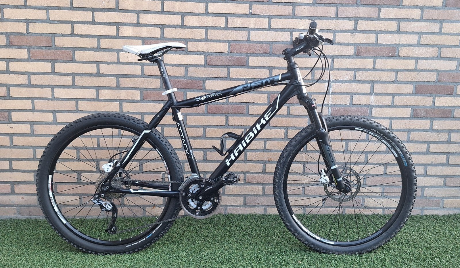Haibike Attack mountainbike, 50cm, 27versn, Fietsen en Brommers, Fietsen | Mountainbikes en ATB, Hardtail, Heren, 49 tot 53 cm