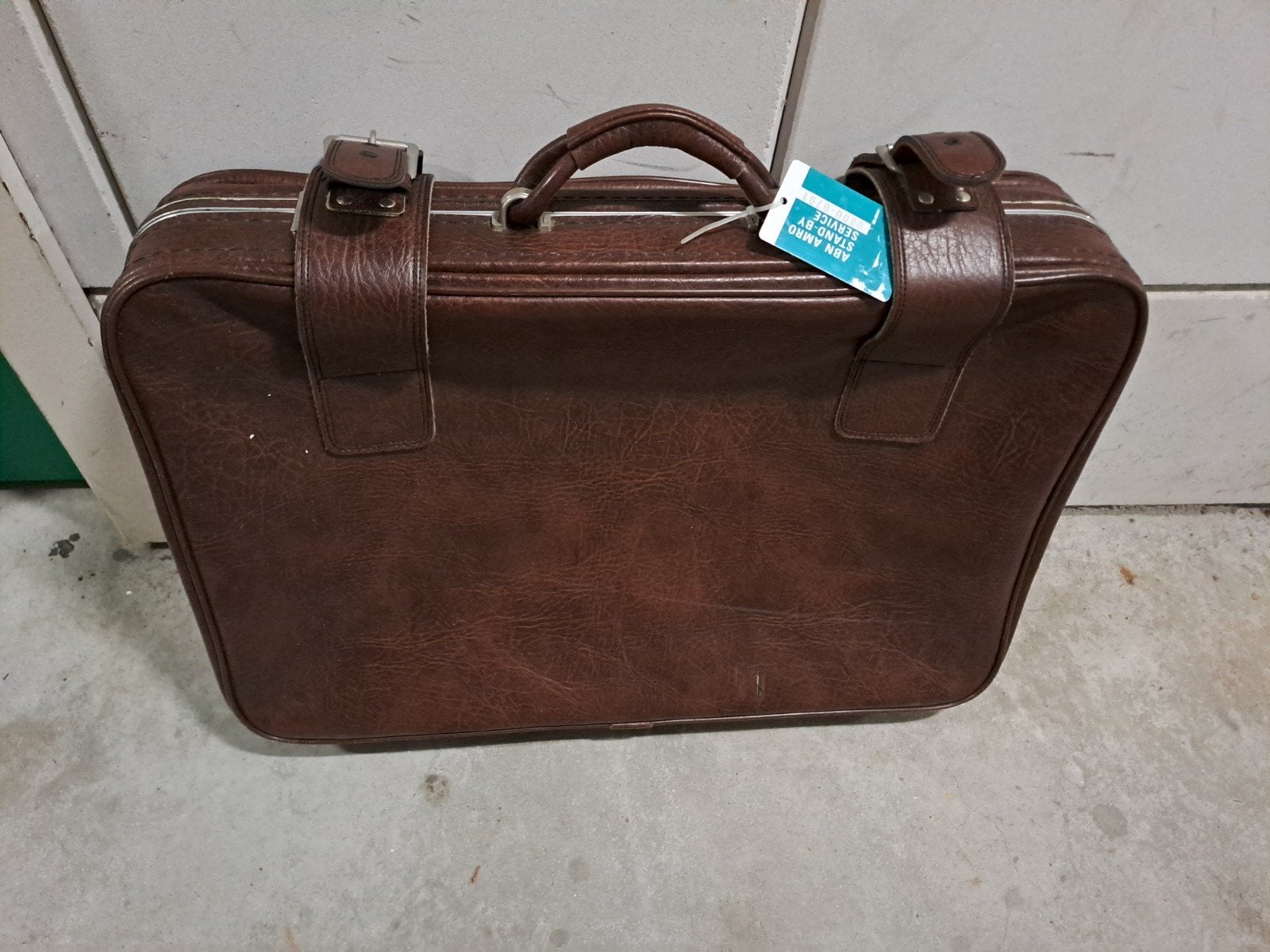 koffer, Ophalen, Leer, 60 tot 70 cm, 35 tot 45 cm
