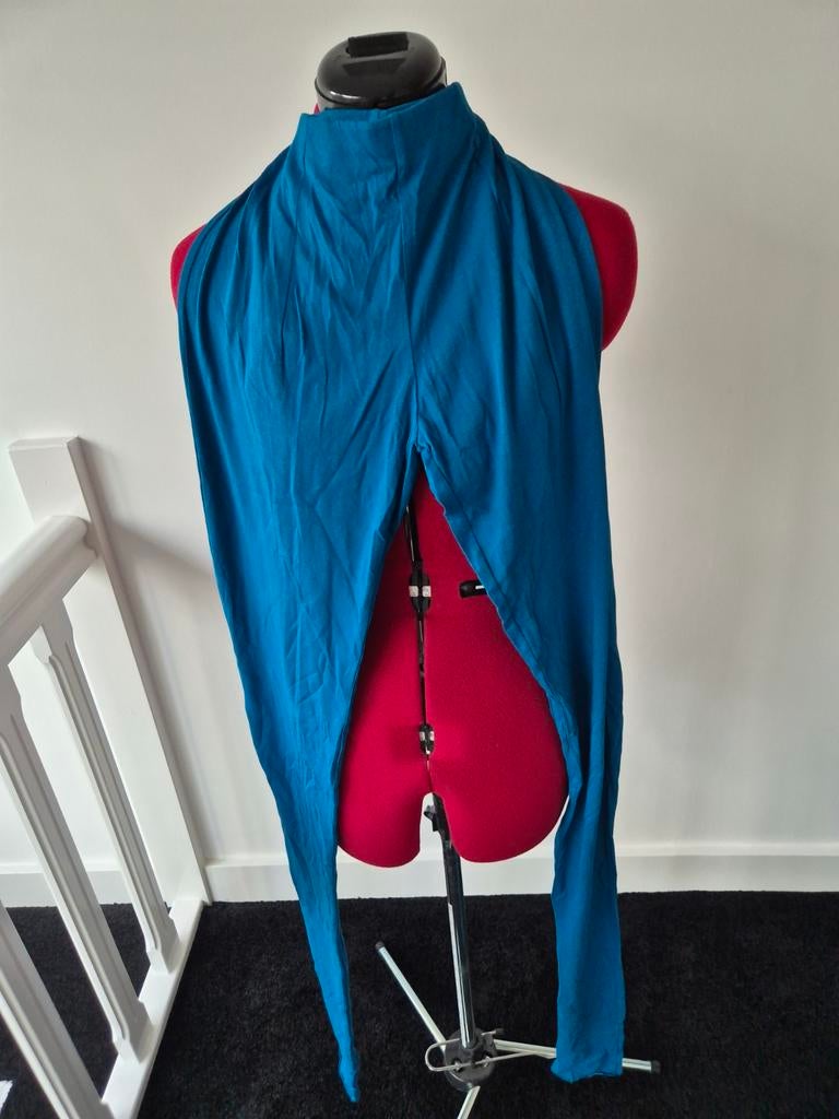 Cora Kemperman turquoise legging - ZGAN - Maat 36/38, Legging, Verzenden, Zo goed als nieuw, Overige kleuren