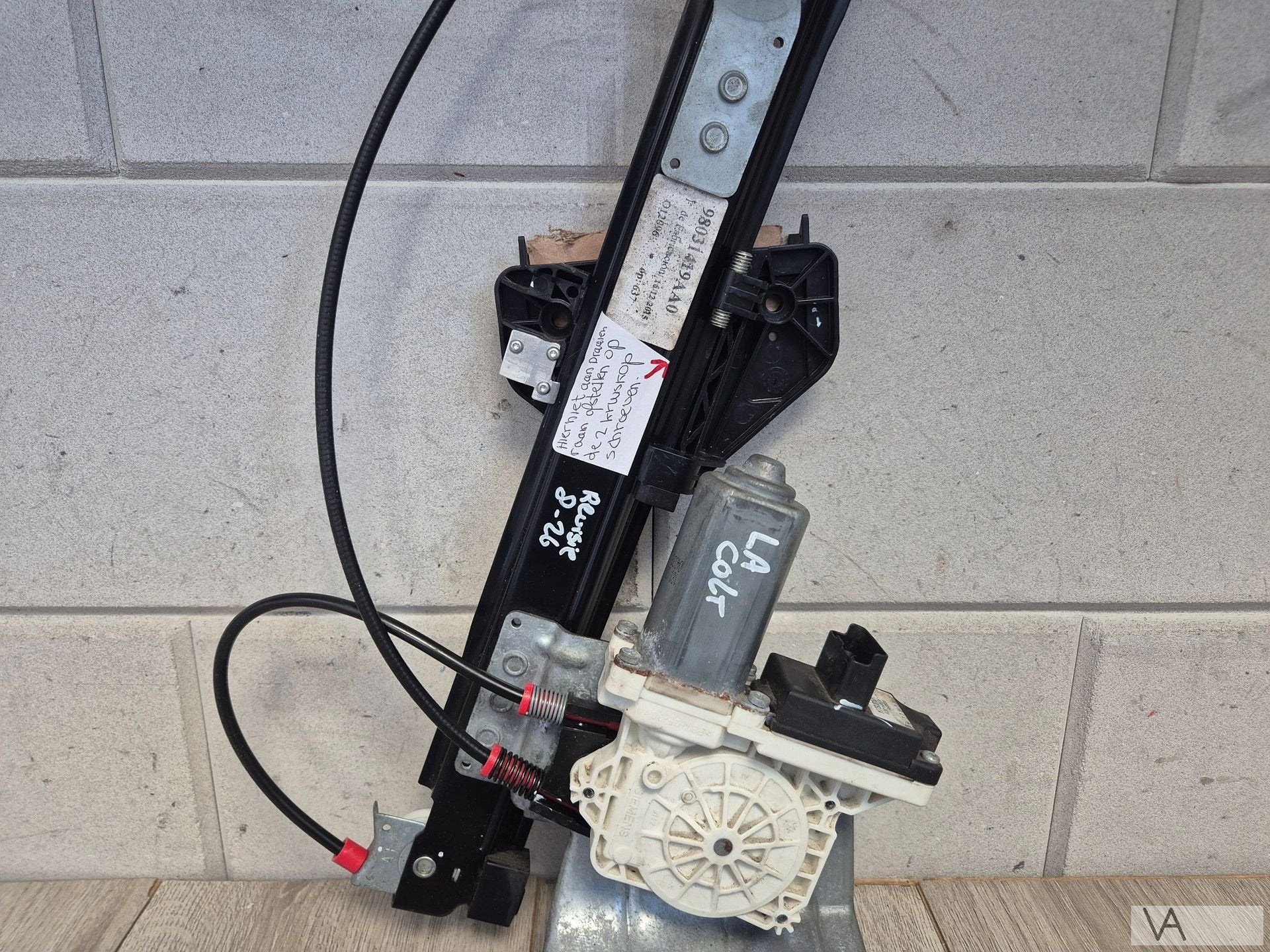 Raammechanisme achter links van Mitsubishi Colt cabrio €350, Auto-onderdelen, Gebruikt, -, -, Ophalen of Verzenden