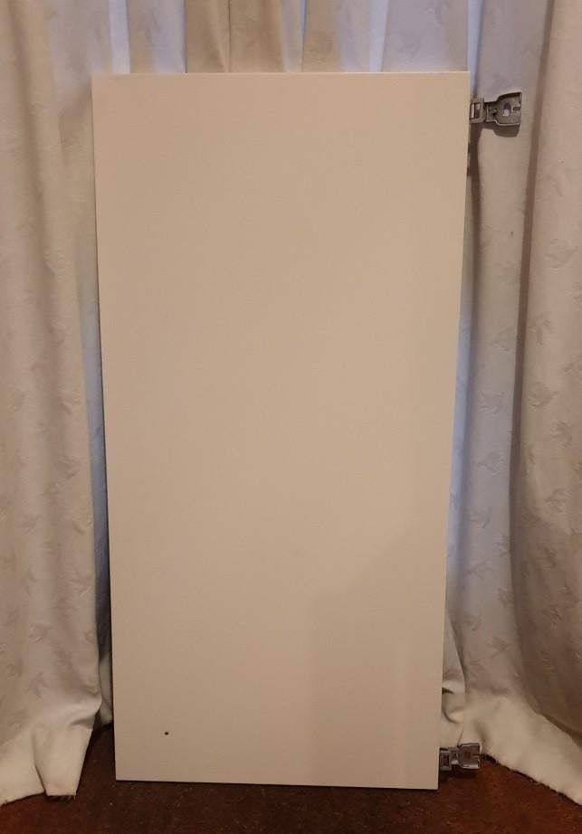 Lundia vlakke duodeurtje in 120x100 in nette staat kleur wit, Ophalen, Gebruikt