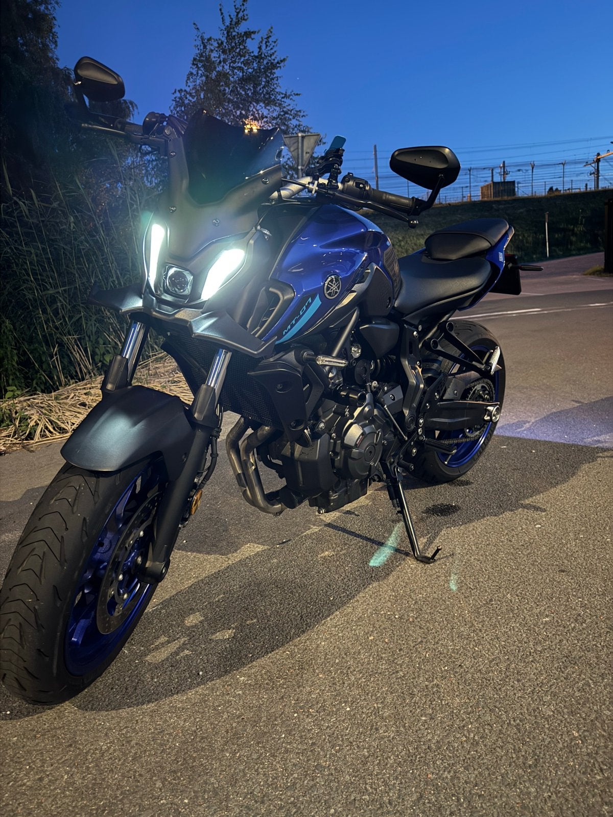 Yamaha MT-07 2022 – 17 km – MIVV uitlaat, Ophalen