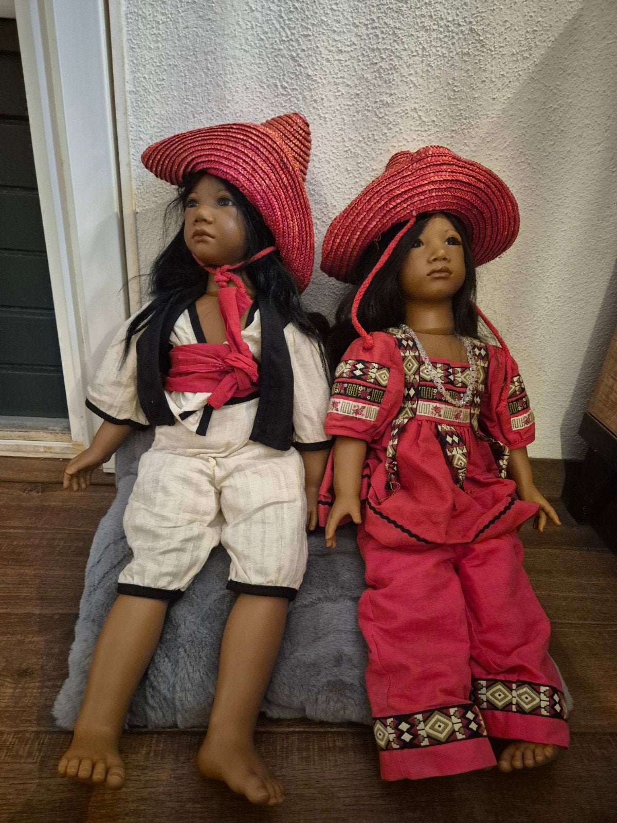 2 poppen 70 cm, Ophalen of Verzenden, Pop