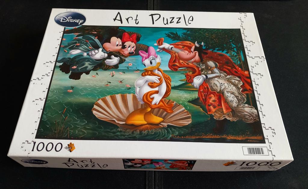 Disney Art-puzzel 1000 stukjes Birth of Daisy (Duck), Ophalen of Verzenden, 500 t/m 1500 stukjes, Zo goed als nieuw, Legpuzzel