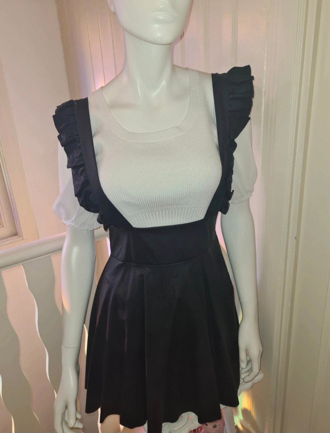 Tuinjurkje nepleer met rits, maat 36, Kleding | Dames, Ophalen of Verzenden, Zo goed als nieuw, Maat 36 (S), Boven de knie