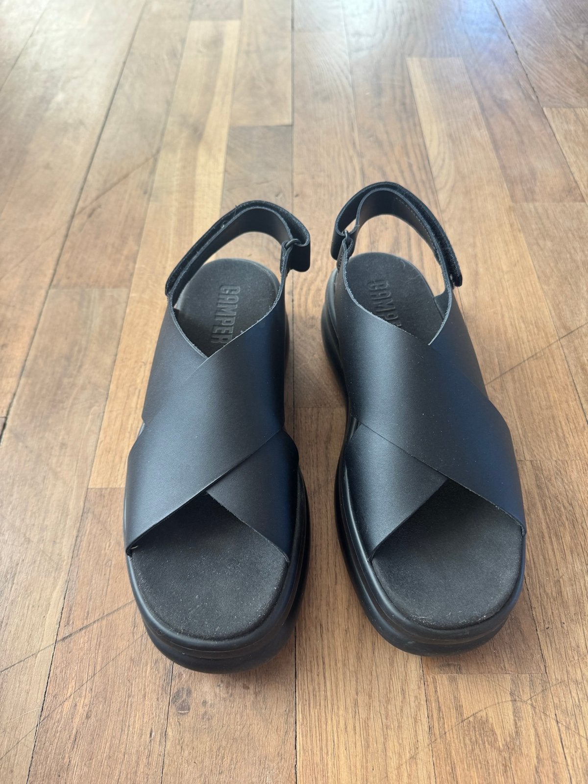 Camper Pelotas Flotas Up size 40, Ophalen of Verzenden, Zo goed als nieuw, Zwart, Sandalen of Muiltjes
