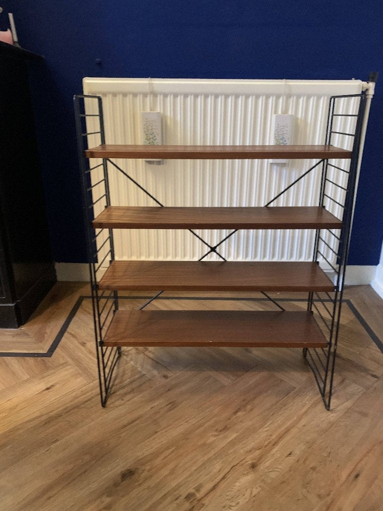 Vintage Tomado Teak rek vrijstaand, Ophalen, Gebruikt