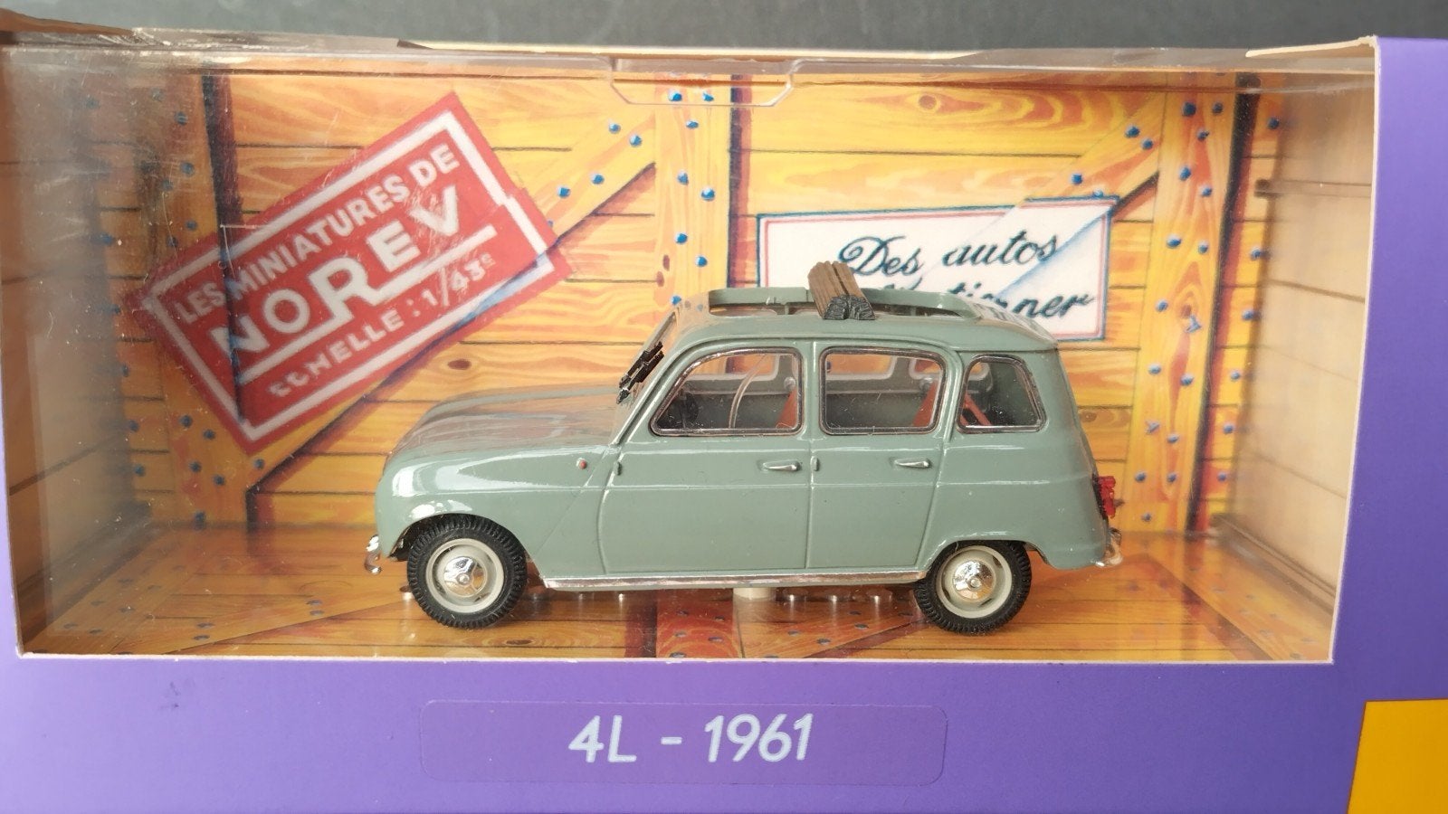 Renault 4 R4 L 1961 1:43 Norev Pol, Overige merken, Auto, Verzenden, .